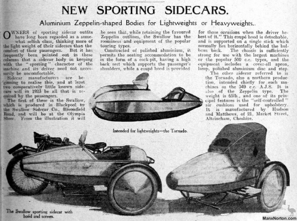 Swallow Sidecar